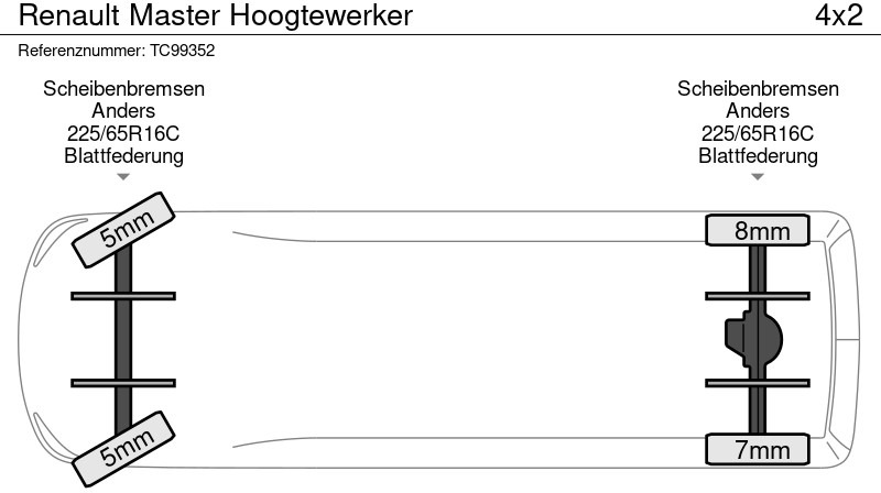 Renault Master Hoogtewerker - Furgoneta: foto 4 Renault Master Hoogtewerker - Furgoneta: foto 4