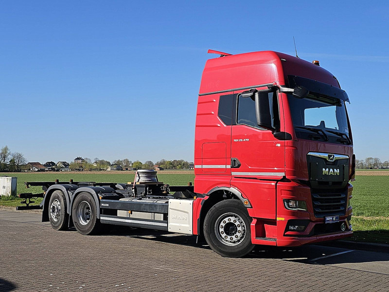 Camión portacontenedore/ Intercambiable MAN 26.470 TGX GX 6X2-4 STEER AXLE: foto 5