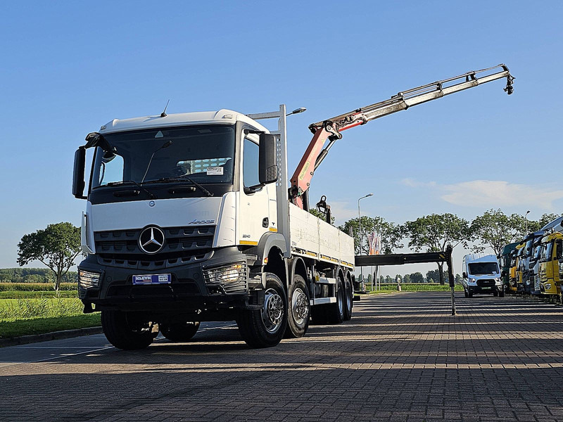 Mercedes-Benz AROCS 3240 PalfingerPK 23001-EH - Camión caja abierta, Camión grúa: foto 1 Mercedes-Benz AROCS 3240 PalfingerPK 23001-EH - Camión caja abierta, Camión grúa: foto 1