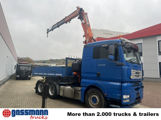 Cabeza tractora MAN TGA 26.480 6x4 BL, Intarder, SZM/Pritsche, Kran: foto 8