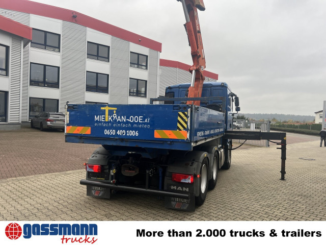 Cabeza tractora MAN TGA 26.480 6x4 BL, Intarder, SZM/Pritsche, Kran: foto 9