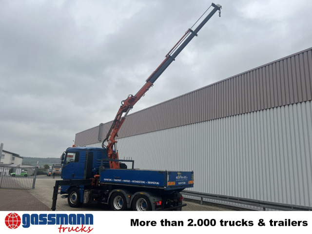 Cabeza tractora MAN TGA 26.480 6x4 BL, Intarder, SZM/Pritsche, Kran: foto 10