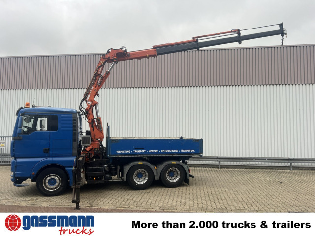 Cabeza tractora MAN TGA 26.480 6x4 BL, Intarder, SZM/Pritsche, Kran: foto 11