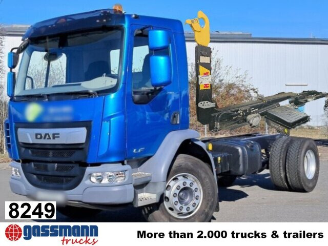 DAF LF 290 FA 4x2, Nebenantrieb, Navi, Abrollanlage - Camión multibasculante: foto 1 DAF LF 290 FA 4x2, Nebenantrieb, Navi, Abrollanlage - Camión multibasculante: foto 1