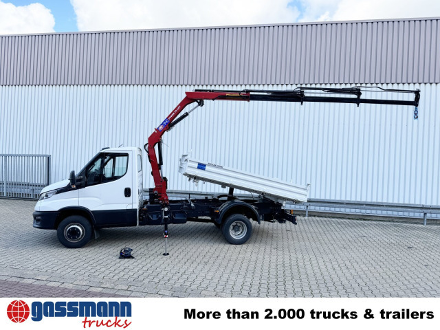Iveco Daily 70C18H 4x2 mit Kran HMF 340-K3, Funk - Camión volquete, Camión grúa: foto 4 Iveco Daily 70C18H 4x2 mit Kran HMF 340-K3, Funk - Camión volquete, Camión grúa: foto 4