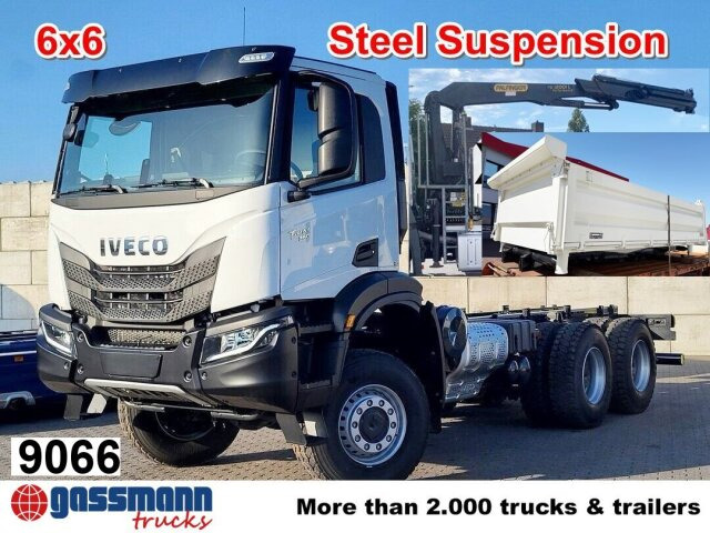 Iveco T-Way 360 6x6, Kran 12-21m/t - Camión volquete, Camión grúa: foto 1 Iveco T-Way 360 6x6, Kran 12-21m/t - Camión volquete, Camión grúa: foto 1