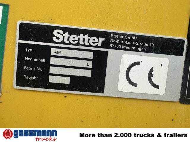 MAN TGS 32.400 8x4 BB, Stetter ca. 9m³ - Camión hormigonera: foto 5 MAN TGS 32.400 8x4 BB, Stetter ca. 9m³ - Camión hormigonera: foto 5