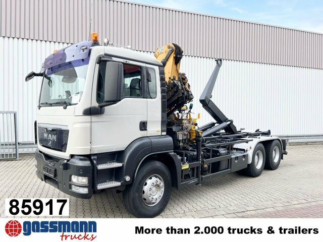 MAN TGS 33.440 6X4 BL mit Kran Effer 165-3S, Funk - Camión multibasculante, Camión grúa: foto 1 MAN TGS 33.440 6X4 BL mit Kran Effer 165-3S, Funk - Camión multibasculante, Camión grúa: foto 1