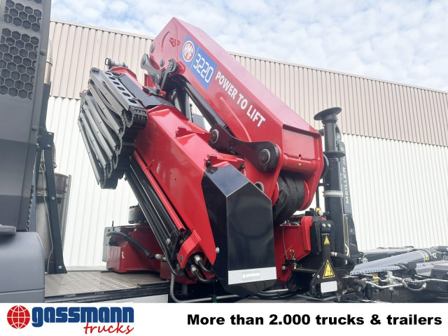 MAN TGS 35.480 8X4 BL, Intarder, Kran HMF 3220-K6, - Camión multibasculante, Camión grúa: foto 3 MAN TGS 35.480 8X4 BL, Intarder, Kran HMF 3220-K6, - Camión multibasculante, Camión grúa: foto 3