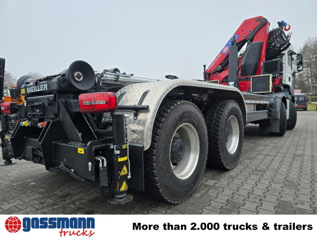 MAN TGS 35.480 8X4 BL, Intarder, Kran HMF 3220-K6, - Camión multibasculante, Camión grúa: foto 2 MAN TGS 35.480 8X4 BL, Intarder, Kran HMF 3220-K6, - Camión multibasculante, Camión grúa: foto 2