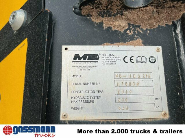 MB-HDS 214 Schaufelseperator - Cazo para Maquinaria de construcción: foto 5 MB-HDS 214 Schaufelseperator - Cazo para Maquinaria de construcción: foto 5