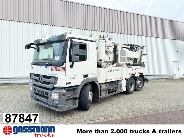 Mercedes-Benz Actros 2536 L 6x2, Müller Saug- und Spülwagen - Barredora vial: foto 1 Mercedes-Benz Actros 2536 L 6x2, Müller Saug- und Spülwagen - Barredora vial: foto 1