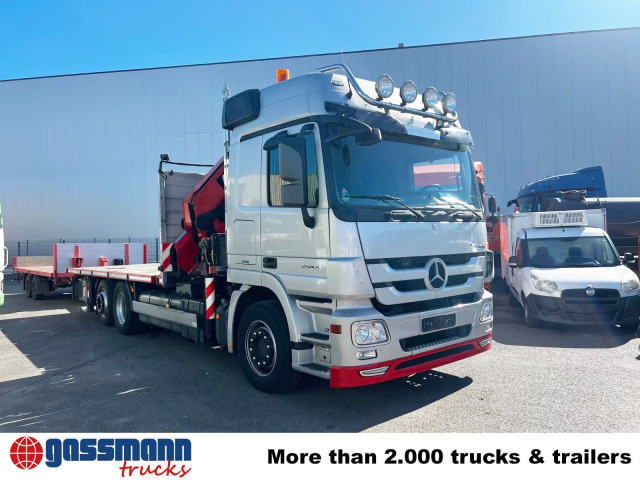 Mercedes-Benz Actros 2544 L 6x2, Lenkachse, Kran MKG - Camión caja abierta, Camión grúa: foto 5 Mercedes-Benz Actros 2544 L 6x2, Lenkachse, Kran MKG - Camión caja abierta, Camión grúa: foto 5