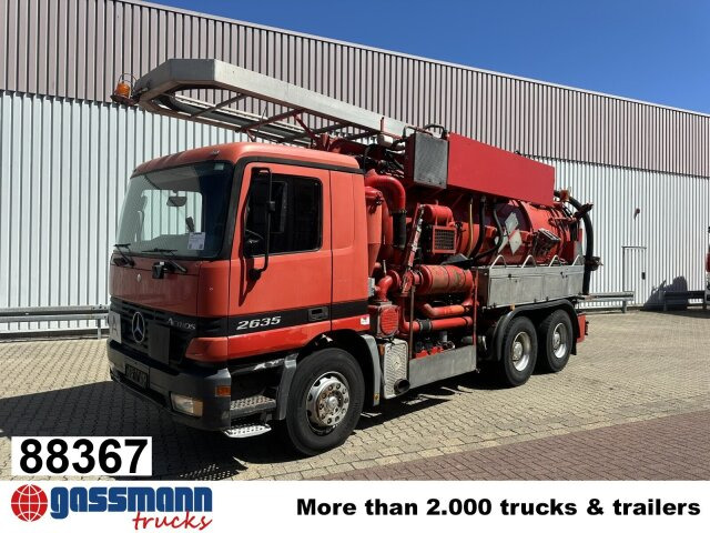 Mercedes-Benz Actros 2635 6x4, Kutschke Saug- und Spülwagen - Barredora vial: foto 1 Mercedes-Benz Actros 2635 6x4, Kutschke Saug- und Spülwagen - Barredora vial: foto 1