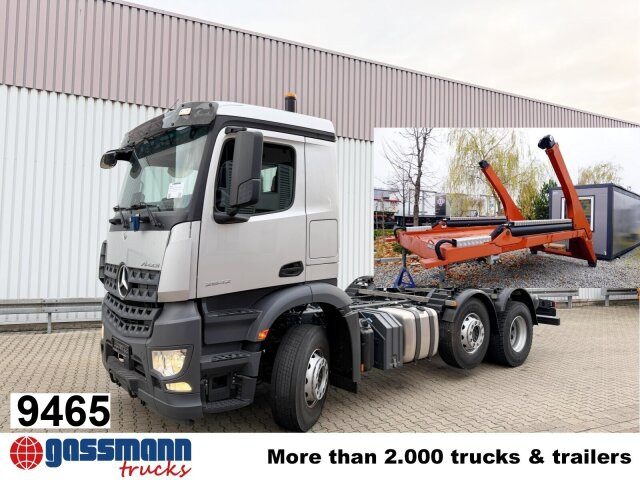 Mercedes-Benz Arocs 2542/45 L 6x2/4, Vorlauflenk-/liftachse, - Camión portacontenedor de cadenas: foto 1 Mercedes-Benz Arocs 2542/45 L 6x2/4, Vorlauflenk-/liftachse, - Camión portacontenedor de cadenas: foto 1