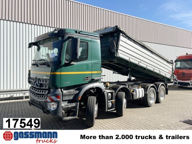 Mercedes-Benz Arocs 3243 K 8x4, Ressenig Thermo Alukipper 3-S - Camión volquete: foto 1 Mercedes-Benz Arocs 3243 K 8x4, Ressenig Thermo Alukipper 3-S - Camión volquete: foto 1