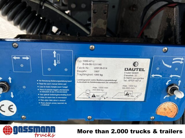 Mercedes-Benz Atego 1224 L, Möbelkoffer, Dautel LBW, 42 cbm - Camión caja cerrada: foto 2 Mercedes-Benz Atego 1224 L, Möbelkoffer, Dautel LBW, 42 cbm - Camión caja cerrada: foto 2