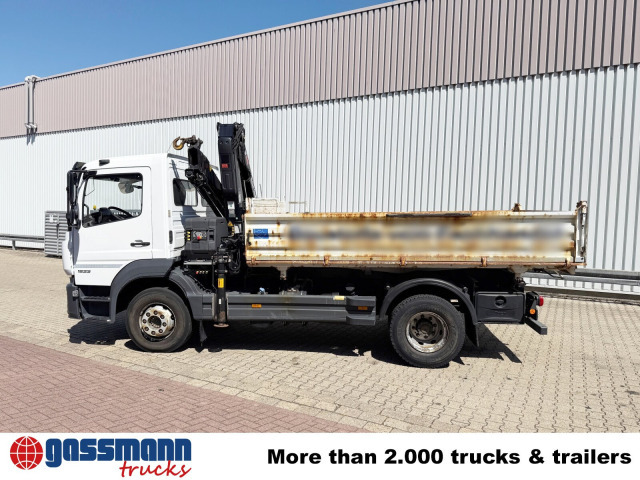 Camión volquete, Camión grúa Mercedes-Benz Atego 1623 4x2 mit Kran Hiab X-HiDuo 108B-2,: foto 14