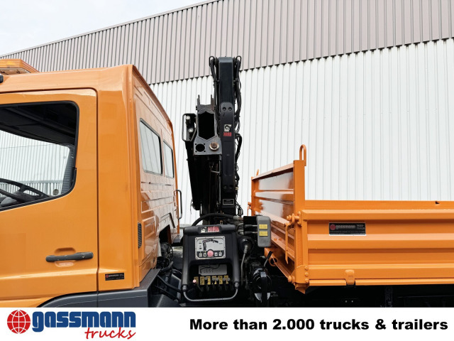 Mercedes-Benz Atego 815 K 4x2 mit Kran Hiab 055 B-1 CL - Camión volquete, Camión grúa: foto 2 Mercedes-Benz Atego 815 K 4x2 mit Kran Hiab 055 B-1 CL - Camión volquete, Camión grúa: foto 2