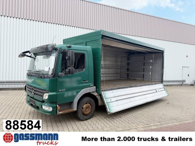 Mercedes-Benz Atego 818 L 4x2, Getränkekoffer, 2x AHK - Camión caja cerrada: foto 1 Mercedes-Benz Atego 818 L 4x2, Getränkekoffer, 2x AHK - Camión caja cerrada: foto 1