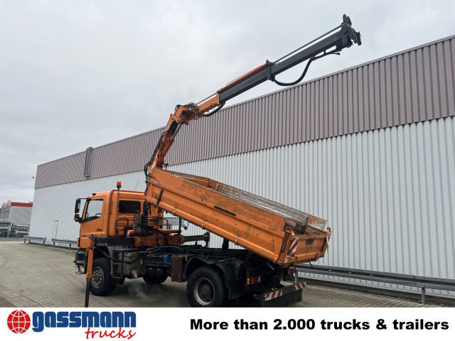 Camión volquete, Camión grúa Mercedes-Benz Axor 1829 AK 4x4 mit Kran Atlas AK 85.2: foto 10