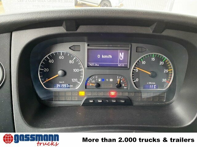 Mercedes-Benz Axor 1833 L 4x2 mit Heckkran Hiab XS 133 K-2 - Camión caja abierta, Camión grúa: foto 4 Mercedes-Benz Axor 1833 L 4x2 mit Heckkran Hiab XS 133 K-2 - Camión caja abierta, Camión grúa: foto 4
