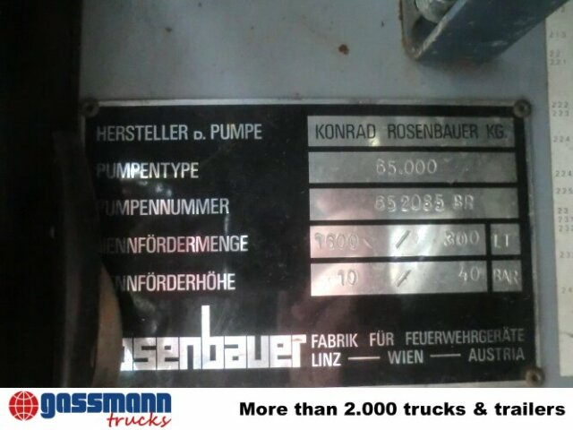 Camión de bomberos Mercedes-Benz LAK 1924 4x4 TLF, Feuerwehr: foto 14 Camión de bomberos Mercedes-Benz LAK 1924 4x4 TLF, Feuerwehr: foto 14