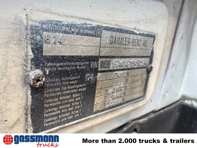 Mercedes-Benz LK 814 4x2, 6-Zylinder, City-Abroller - Camión multibasculante: foto 3 Mercedes-Benz LK 814 4x2, 6-Zylinder, City-Abroller - Camión multibasculante: foto 3