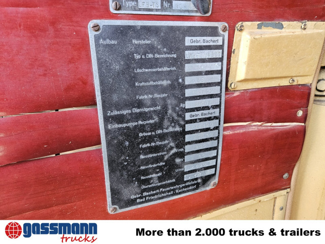 Opel LF8, Blitz, Oldtimer Feuerwehr, - Camión de bomberos: foto 5 Opel LF8, Blitz, Oldtimer Feuerwehr, - Camión de bomberos: foto 5
