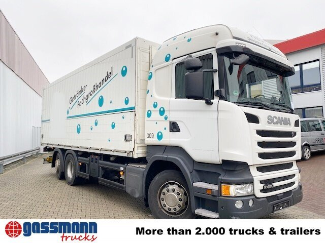 Camión caja cerrada Scania R450 LB 6x2-4 Getränkekoffer, Retarder,: foto 11