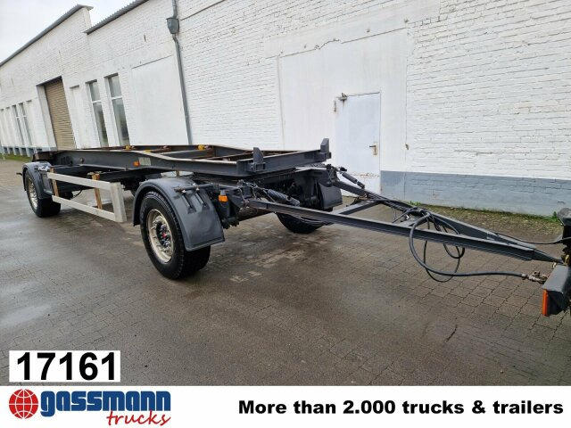 Schmitz Cargobull ACF 18 S, Schlittenabroller bis 7 m Beh. - Remolque multilift/ Portacontenedores de cadenas: foto 1 Schmitz Cargobull ACF 18 S, Schlittenabroller bis 7 m Beh. - Remolque multilift/ Portacontenedores de cadenas: foto 1