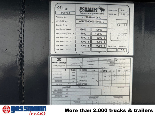 Schmitz Cargobull SKI 24 SL 7.2, Stahlmulde ca. 24m³, Liftachse - Semirremolque volquete: foto 2 Schmitz Cargobull SKI 24 SL 7.2, Stahlmulde ca. 24m³, Liftachse - Semirremolque volquete: foto 2