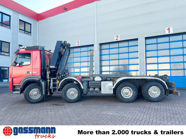 Volvo FM 460 8x2-6, Lenk-/Liftachse, Kran HMF 2020-K4, - Camión multibasculante, Camión grúa: foto 3 Volvo FM 460 8x2-6, Lenk-/Liftachse, Kran HMF 2020-K4, - Camión multibasculante, Camión grúa: foto 3