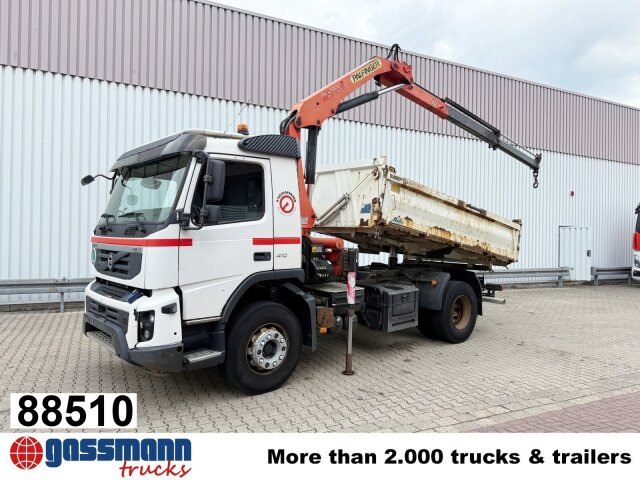 Volvo FMX 410 4x2 mit Kran Palfinger PK12000 - Camión volquete, Camión grúa: foto 1 Volvo FMX 410 4x2 mit Kran Palfinger PK12000 - Camión volquete, Camión grúa: foto 1