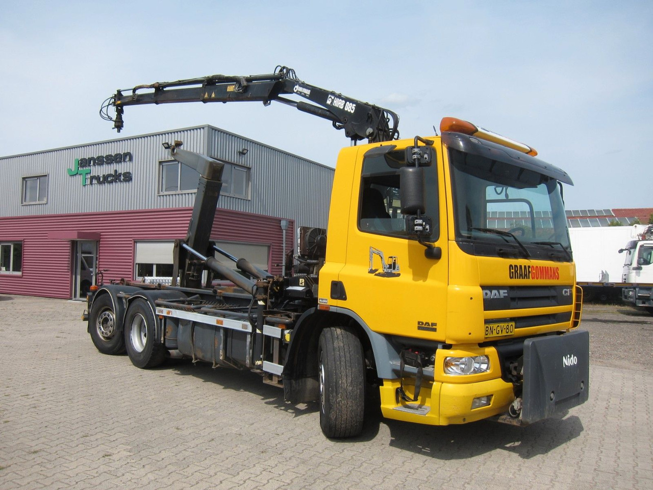 DAF CF 75 310 6X2*4 Hiab Kran Haken Manual Funk E3 - Camión multibasculante, Camión grúa: foto 1 DAF CF 75 310 6X2*4 Hiab Kran Haken Manual Funk E3 - Camión multibasculante, Camión grúa: foto 1