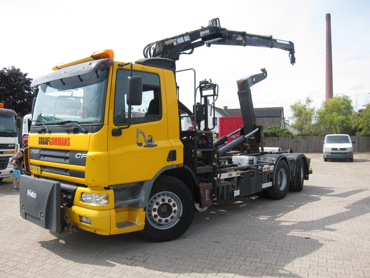 DAF CF 75 310 6X2*4 Hiab Kran Haken Manual Funk E3 - Camión multibasculante, Camión grúa: foto 2 DAF CF 75 310 6X2*4 Hiab Kran Haken Manual Funk E3 - Camión multibasculante, Camión grúa: foto 2