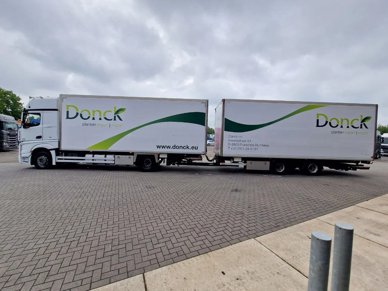 Mercedes-Benz Actros 1942 4x2 - Box with Loadlift - Full air + Pacton Trailer Loadlift - Heating system - Camión caja cerrada: foto 4 Mercedes-Benz Actros 1942 4x2 - Box with Loadlift - Full air + Pacton Trailer Loadlift - Heating system - Camión caja cerrada: foto 4