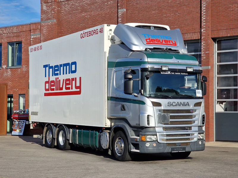Scania R500 V8 Highline 6x2*4 - Thermoking T1200R Frigo - Retarder - Steering axle - Loadlift - Leather - Camión frigorífico: foto 1 Scania R500 V8 Highline 6x2*4 - Thermoking T1200R Frigo - Retarder - Steering axle - Loadlift - Leather - Camión frigorífico: foto 1