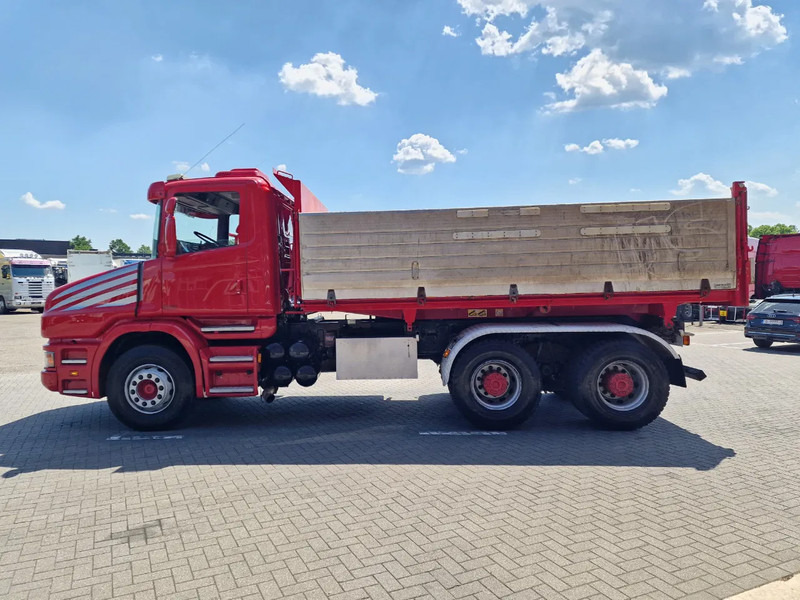 Camión volquete Scania T124-420 6x4 - Tipper - Retarder - Full steel - HUB Reduction - Manual gearbox: foto 6