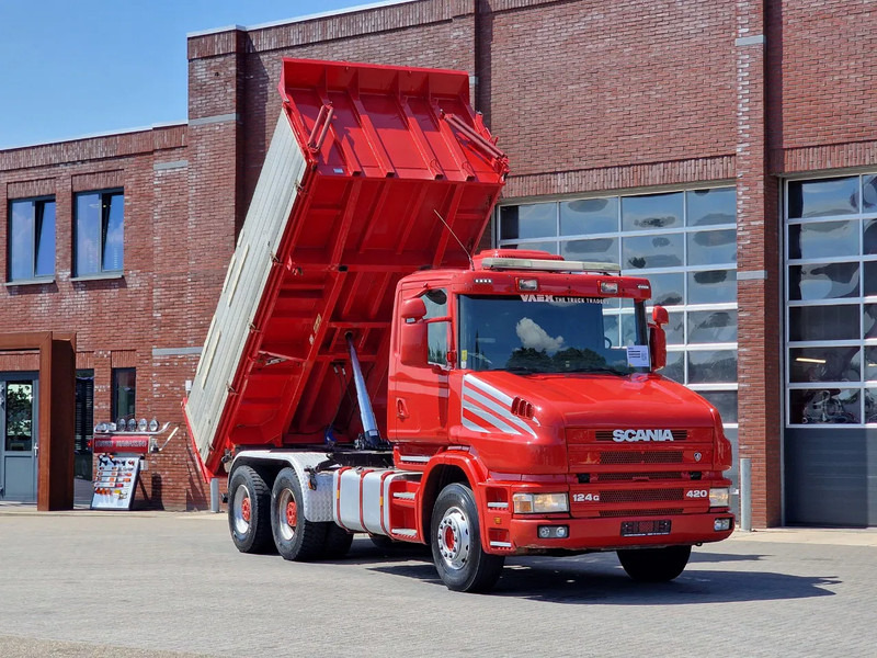 Scania T124-420 6x4 - Tipper - Retarder - Full steel - HUB Reduction - Manual gearbox - Camión volquete: foto 1 Scania T124-420 6x4 - Tipper - Retarder - Full steel - HUB Reduction - Manual gearbox - Camión volquete: foto 1