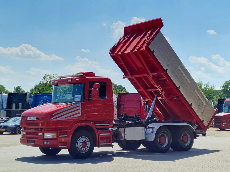 Camión volquete Scania T124-420 6x4 - Tipper - Retarder - Full steel - HUB Reduction - Manual gearbox: foto 18