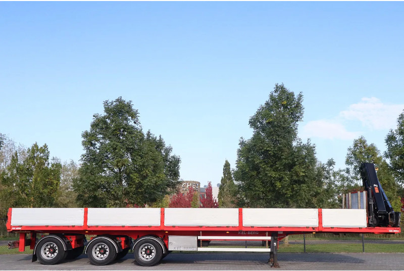 Kelberg HIAB 228-4 | 3 AXLE | LIFT AXLE | 2X STEERING | KRAN / CRANE - Semirremolque plataforma/ Caja abierta: foto 5 Kelberg HIAB 228-4 | 3 AXLE | LIFT AXLE | 2X STEERING | KRAN / CRANE - Semirremolque plataforma/ Caja abierta: foto 5