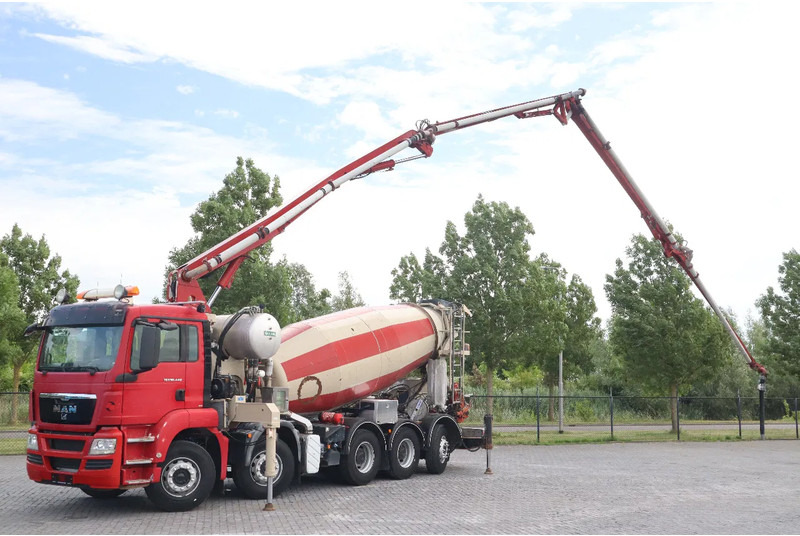 MAN TGS 50.440 | 10X4*6 | SARAKA 28 METER | 8M3 MIXER - Bomba de hormigón: foto 1 MAN TGS 50.440 | 10X4*6 | SARAKA 28 METER | 8M3 MIXER - Bomba de hormigón: foto 1
