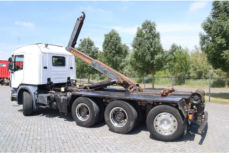 Camión multibasculante Scania P124-420 | 8X4 | HOOKLIFT | MANUAL | BIG AXLES | EURO 3: foto 9