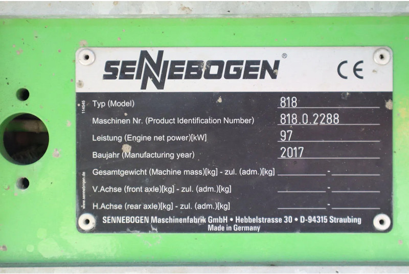 Excavadora de ruedas Sennebogen 818 M K9 ULM | SORTING GRAB | GOOD CONDITION: foto 20