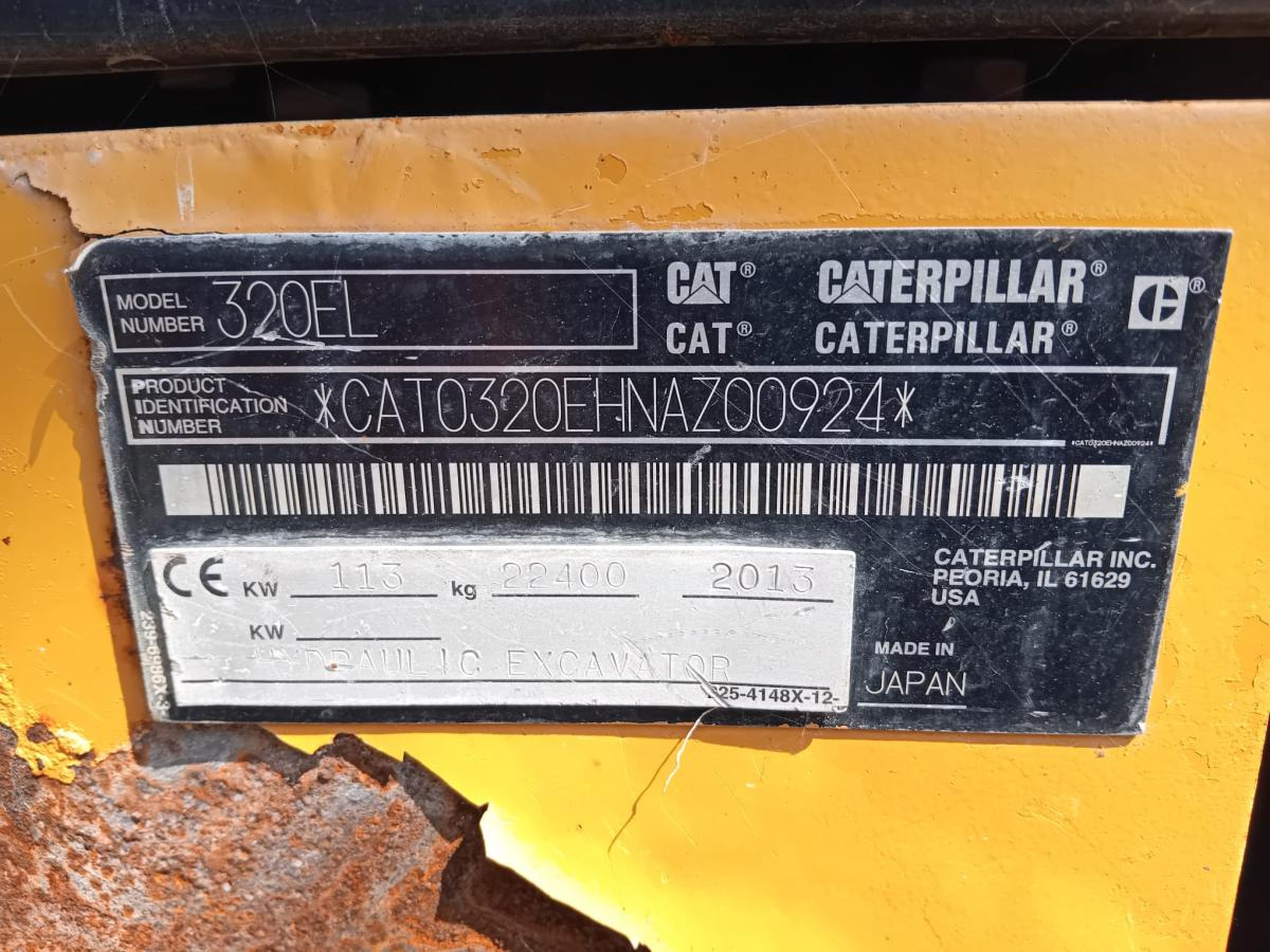 Caterpillar 320EL - Excavadora de cadenas: foto 4 Caterpillar 320EL - Excavadora de cadenas: foto 4