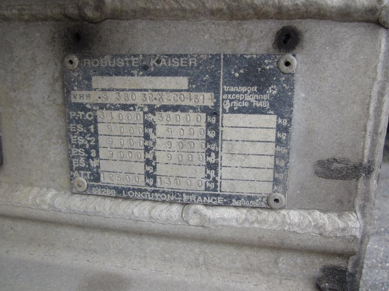 Kaiser - Semirremolque volquete: foto 3 Kaiser - Semirremolque volquete: foto 3