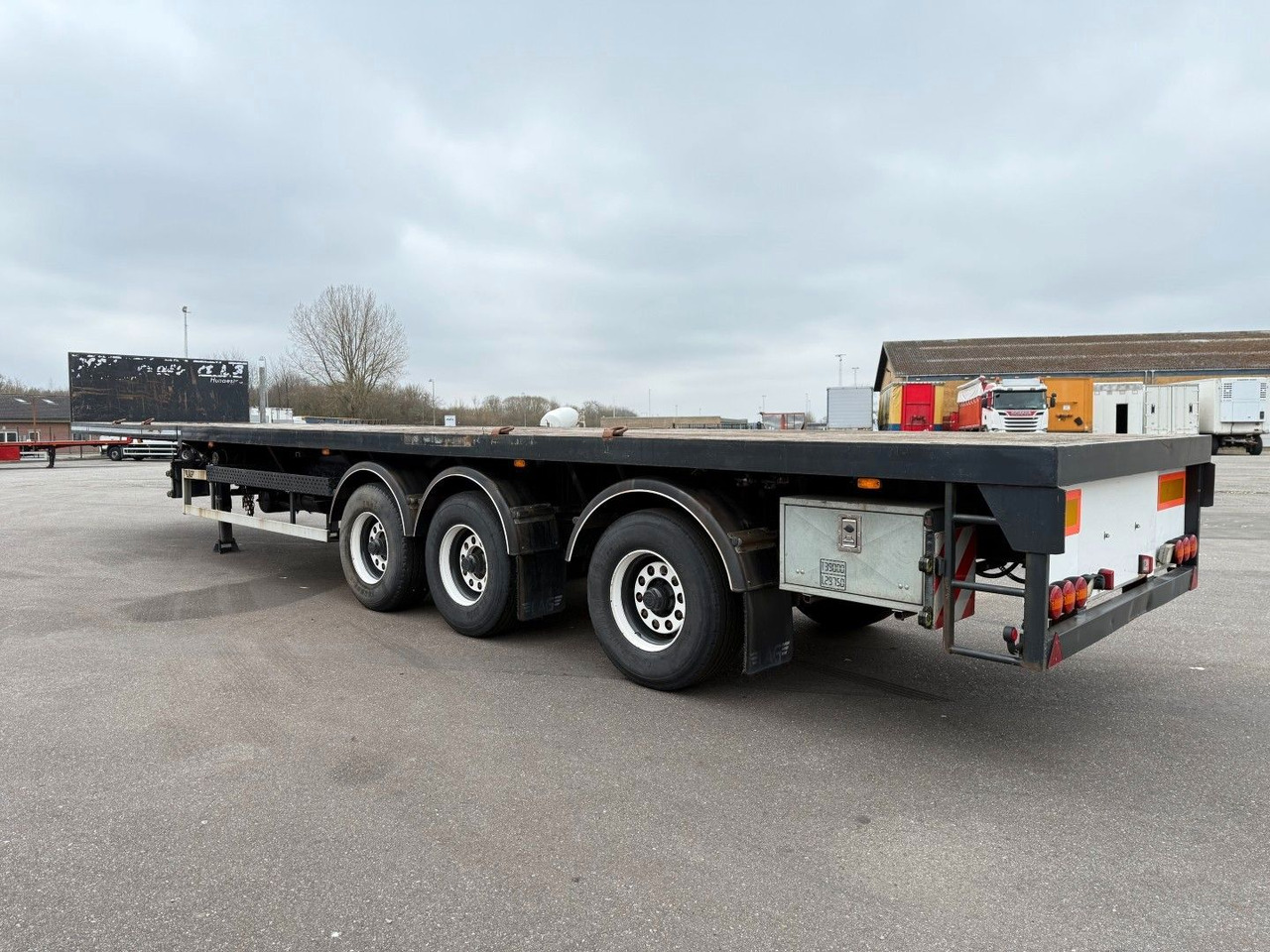 Lag 3 axle 7 m. Extendable / Last Axle Steering - Semirremolque plataforma/ Caja abierta: foto 4 Lag 3 axle 7 m. Extendable / Last Axle Steering - Semirremolque plataforma/ Caja abierta: foto 4