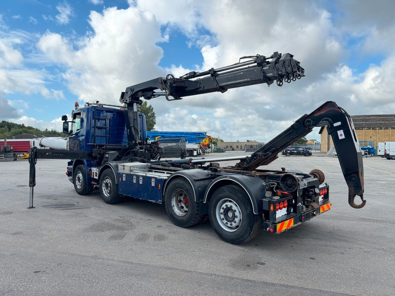 Scania G480 8x2*6 Hakenlift / Hiab 244 EP-5 Hipro - Camión grúa: foto 4 Scania G480 8x2*6 Hakenlift / Hiab 244 EP-5 Hipro - Camión grúa: foto 4