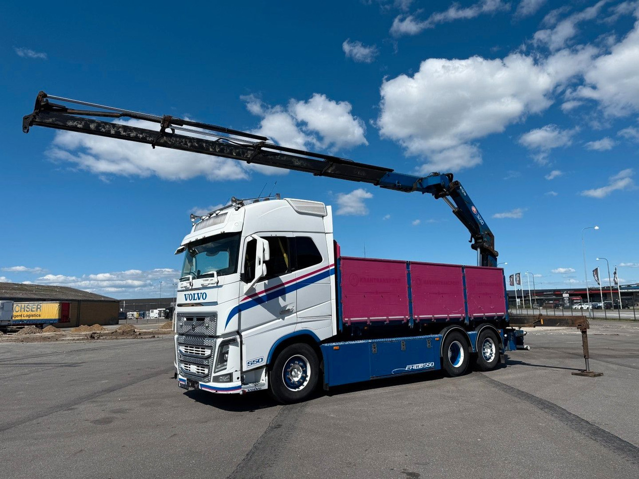 Volvo FH 16.550 6x24 / Crane HMF 3220K4 Euro 6 - Camión grúa: foto 1 Volvo FH 16.550 6x24 / Crane HMF 3220K4 Euro 6 - Camión grúa: foto 1